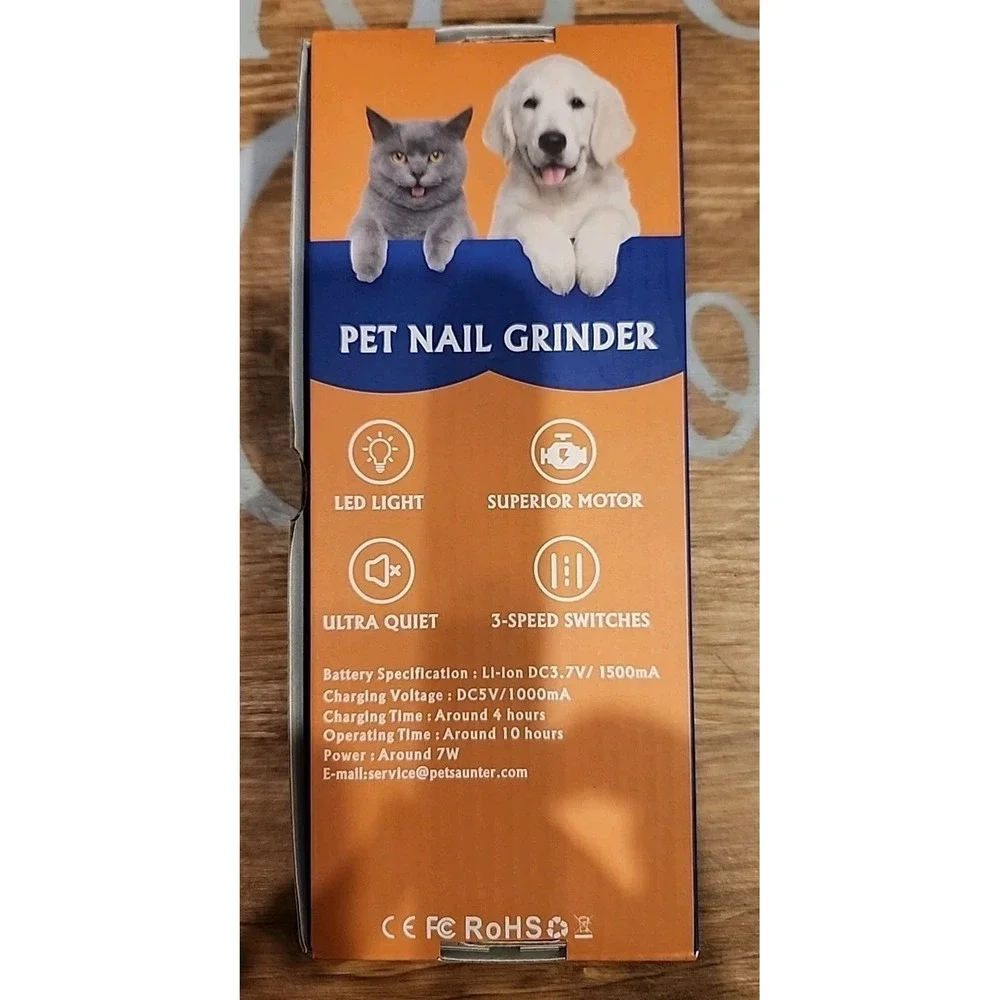 NEW‎ IN BOX Petsaunter Pet Nail Grinder